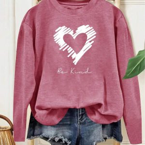 Women's "Be Kind" Long-Sleeve Tee